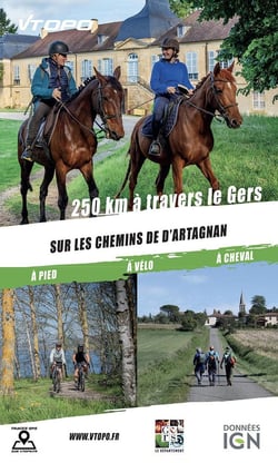 250 km a travers le gers, sur les chemins de d'artagnan