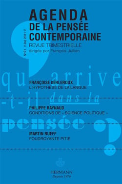 AGENDA DE LA PENSEE CONTEMPORAINE n.21