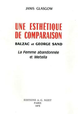 Une esthétique de comparaison, Balzac et George Sand : La Femme abandonnée et Metella