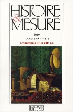 HISTOIRE & MESURE Tome 25/1 : les mesures de la ville Tome 2