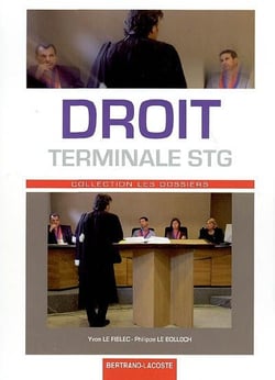 Droit - terminale stg - manuel de l'élève