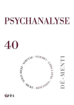 Revue psychanalyse n.40 - démenti. rilke