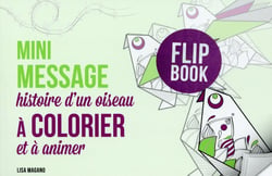 Mini message - histoire d'un oiseau à colorier et à animer