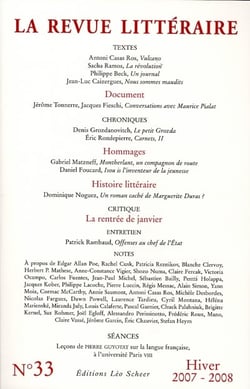 LA REVUE LITTERAIRE n.33