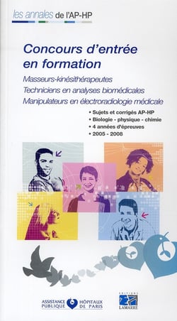 Concours d'entrée masseurs kinésithérapeute, technicien en analyse biomédicale, manipulateurs