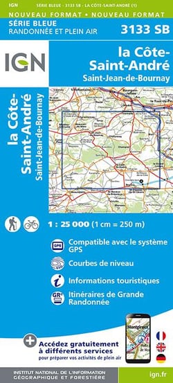 3133Sb La Cote-St-Andre/St-Jean-De-Bournay