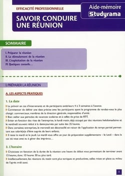Savoir conduire une réunion