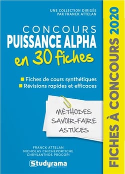 Concours Puissance Alpha en 30 fiches (édition 2020)