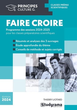 Faire croire : prépas scientifiques : programme des sessions 2024-2025