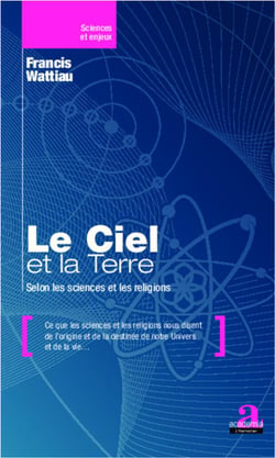 Le Ciel et la Terre : Selon les sciences et les religions