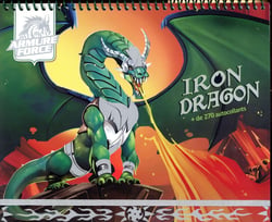 Armure force - iron dragon - carnet créatif