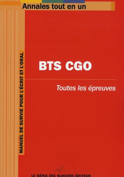Tout le bts cgo - annales tout en un - formation, mémento