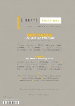 REVUE LIBERTE POLITIQUE Tome 10 : bioéthique - l'éclipse de l'homme