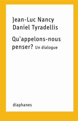 Qu'appelons-nous penser ? un dialogue