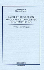 Faute et reparation au canada et au quebec contemporain