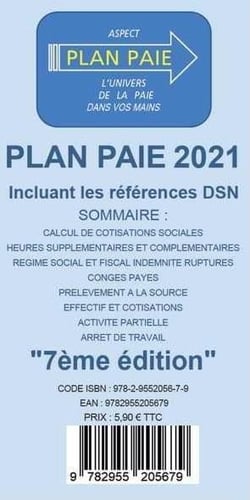 Plan paie 2021 : l'univers de la paie dans vos mains (7e édition)