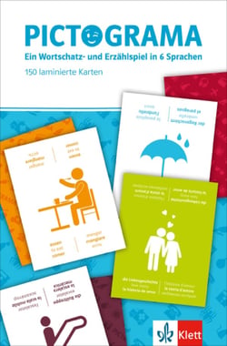 Pictograma - Ein Wortschatz- und Erzählspiel in 6 Sprachen - 150 laminierte Karten