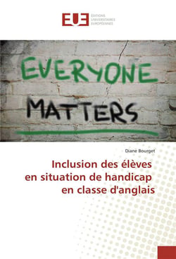 Inclusion des eleves en situation de handicap en classe d'anglais