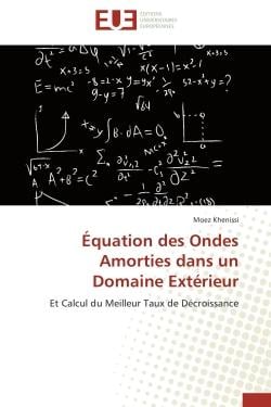 Équation des ondes amorties dans un domaine extérieur - et calcul du meilleur taux de décroissance