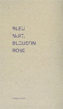 Bleu nuit, blouson rose
