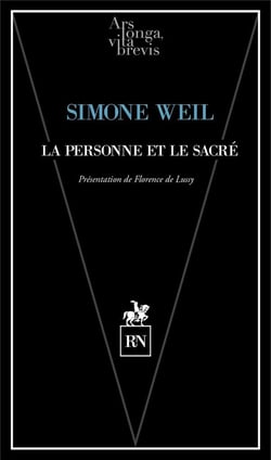 La personne et le sacré