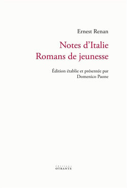 Notes d'Italie : Romans de jeunesse