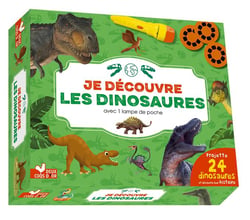 Je découvre les dinosaures, avec 1 lampe de poche