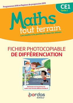 Maths tout terrain : CE1 - fichier de différenciation (édition 2020)