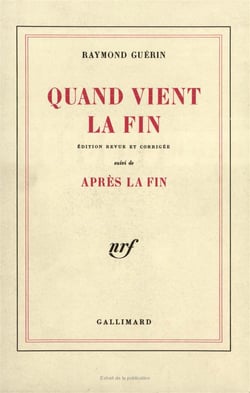 Quand vient la fin / apres la fin