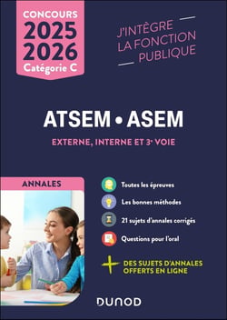 Concours ATSEM/ASEM - Annales corrigées - 2025-2026