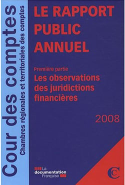 Rapport public annuel de la cour des comptes (édition 2008)