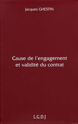 Cause de l'engagement et validité du contrat