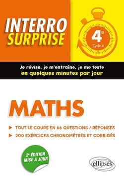 Interro surprise : mathématiques - 4e (édition 2018)