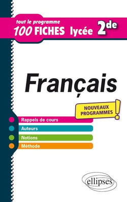 Français : seconde- nouveaux programmes