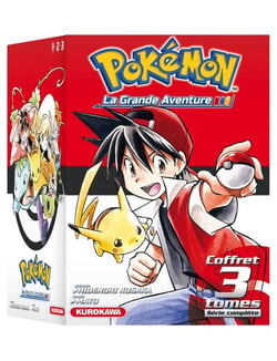 Coffret Pokémon La Grande Aventure (tomes 1-2-3 +  Guide Pokémon)