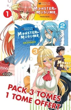 Monster Musume - everyday life with monster girls : Tome 1 à 3