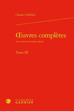 Oeuvres complètes Tome 3