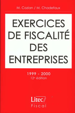 Exercices de fiscalite des entreprises 1999/2000
