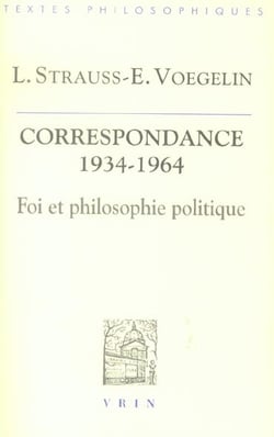 Correspondance 1934-1964 : Foi et philosophie politique