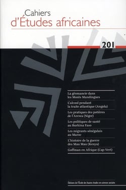 Cahiers d'études africaines n.201 : cahiers d'études africaines Tome 201