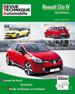 Revue technique automobile n.783 : Renault Clio (depuis 07/2012) diesel 1.5 dci 90 ch