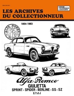 Alfa romeo giulietta - sprint, spider, berline, ss, sz