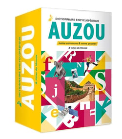 Coffret dictionnaire encyclopédique Auzou et atlas du monde (édition 2020)