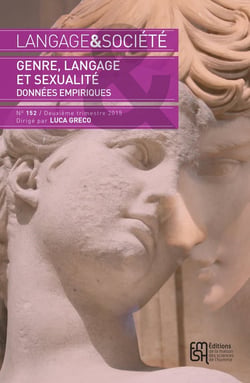 Langage & société n.152 : genre, langage et sexualité, données empiriques