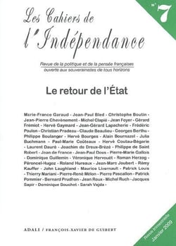 Les cahiers de l'indépendance Tome 7 - le retour de l'État