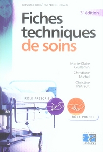 Fiches techniques de soins (3e édition)