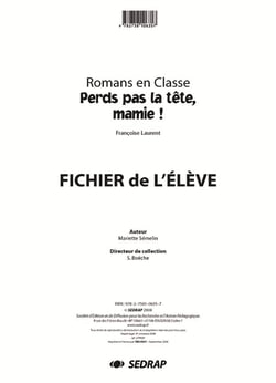 LECTURE EN TETE - PERDS PAS LA TETE MAMIE - LECTURE CYCLE 3 (FICHIER)