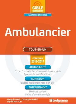 Ambulancier - tout-en-un (concours 2016/2017)