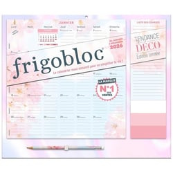 Frigobloc : Mensuel - Tendance déco Rose (édition 2026)