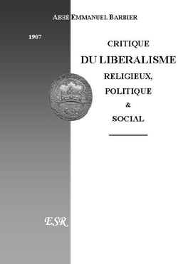 Critique du liberalisme religieux, politique et social